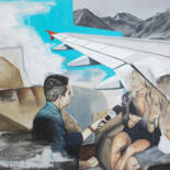 Malarstwo zatytułowany „Das Interview” autorstwa Christopher Kieling, Oryginalna praca, Olej