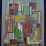 Painting titled "TRANSPARENCE" by Viviane Aubouy, Original Artwork, Oil