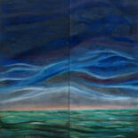 Painting titled "After a stormy night" by Claudio Boczon, Original Artwork, Acrylic Mounted on Wood Stretcher frame