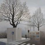 Картина под названием "All roads lead to N…" - Constantin Voronov, Подлинное произведение искусства, Масло