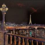 Malerei mit dem Titel "Paris 2" von Charles Cornil, Original-Kunstwerk, Acryl