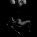 Photography titled "-Ballons- Nu by CYN…" by Cyneye, Original Artwork