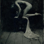 Fotografia intitolato "girl in the evening" da Pavel Titovich, Opera d'arte originale, Fotografia manipolata
