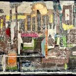 Collages intitulée "Urbanclassic" par Conceycam, Œuvre d'art originale, Collages Monté sur Châssis en bois
