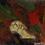 Painting titled "Uma Noite sem Fim" by Daniel Cerqueira, Original Artwork, Acrylic