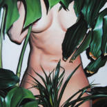 Pintura titulada ""Nature"" por Daniel García, Obra de arte original, Oleo Montado en Bastidor de camilla de madera