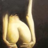 Painting titled "Béatrice   Huile su…" by Daniel Lutaud, Original Artwork, Oil