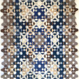 Textile Art titled "Orbis Eight" by David Barnes, Original Artwork, Fabric