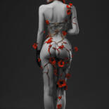 摄影 标题为“Red Flowers” 由Davide Poggio, 原创艺术品, 数码摄影