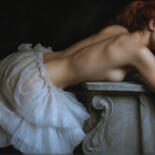 Fotografia intitolato "Asleep" da Davide Poggio, Opera d'arte originale, Fotografia digitale Montato su Altro pannello rigido