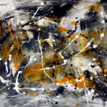 Painting titled "Alyssum - Abstracti…" by Davidian Gotis Abstraction Abstraite, Original Artwork, Acrylic