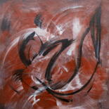 Peinture intitulée "Rouge Infraterre (I…" par Davidian Gotis Abstraction Abstraite, Œuvre d'art originale, Acrylique