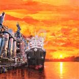 Collages titulada "F 1679" por Patrick Demelenne, Obra de arte original, Collages