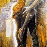 「Prendre son pied」というタイトルの絵画 Denis Clavierによって, オリジナルのアートワーク, アクリル