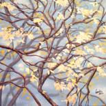 Peinture intitulée "Branches" par Denis Cousin, Œuvre d'art originale, Huile