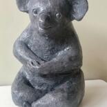 Sculpture titled "Koala" by Denis Thebaudeau, Original Artwork, Terra cotta