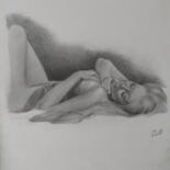 "Femme sensuelle" başlıklı Resim Déryck Maindron tarafından, Orijinal sanat, Kalem
