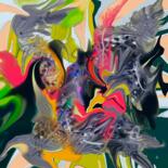 Digital Arts titled "Mind Blown" by Diana Coatu, Original Artwork, Digital Painting