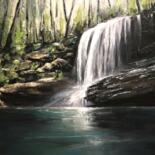 Painting titled "Nature" by Didier Saby, Original Artwork, Oil