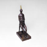 Sculpture titled "Finding balance, br…" by Dmitriy Shevchuk, Original Artwork, Bronze