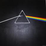 Peinture intitulée "Pink Floyd" par Dominique Salmon, Œuvre d'art originale, Acrylique