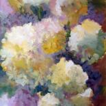 Painting titled "Floral Burst" by Don Bourret, Original Artwork