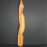 Sculpture titled "Pregnant woman" by Duilio, Original Artwork, Wood