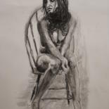 Drawing titled "model3.jpg" by Dzogaz, Original Artwork, Charcoal