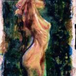 Pittura intitolato "# OREADE CILENE AFT…" da Edgard Rene Orozco Campos, Opera d'arte originale, Acquarello