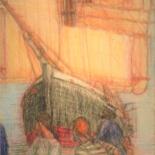 Drawing titled "Finding the Mary Ce…" by Edwin Loftus, Original Artwork, Pencil Mounted on Other rigid panel