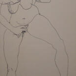 Printmaking titled "Stehende Masturbier…" by Egon Schiele, Original Artwork, Lithography