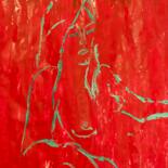Peinture intitulée "Crimson" par Ekaterina Aristova, Œuvre d'art originale, Acrylique