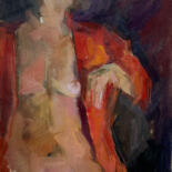 Gravures & estampes intitulée "Red nude Fine Art p…" par Ekaterina Belukhina, Œuvre d'art originale, Impression numérique