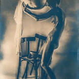 Fotografie mit dem Titel "Над Землей" von Ekaterina Kiryanova, Original-Kunstwerk, Analogdruck Auf Karton montiert