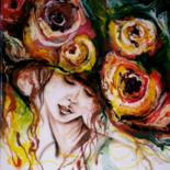 Painting titled ""AMALIA"" by Elena Kraft, Original Artwork, Acrylic