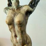 Sculpture titled ""UrbanNika"" by Elena Kraft, Original Artwork, Clay