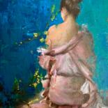 Pintura titulada "Girl in kimono" por Elena Mashajeva-Agraphiotis, Obra de arte original, Oleo