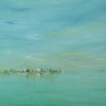 Painting titled "Meeres Stille und G…" by Elisa Cook, Original Artwork, Oil