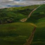 Painting titled "Hill.jpg" by Eliza Matica, Original Artwork, Oil