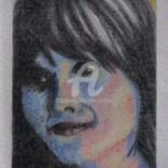 Dessin intitulée "Alexandra" par Elke Thiébaut, Œuvre d'art originale, Crayon