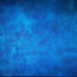 Peinture intitulée "Monochrome bleu III" par Elodie Dollat, Œuvre d'art originale, Acrylique