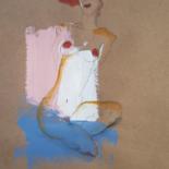Malarstwo zatytułowany „Étude Schiele 5 #ar…” autorstwa Emily Starck, Oryginalna praca, Grafit