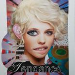 Colagens intitulada "Tendance" por Emily Starck, Obras de arte originais, Colagens