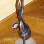 Sculpture titled "curiositee-2.jpg" by Emmanuel Rocle, Original Artwork, Metals