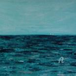 Peinture intitulée "Horizon 1" par Erealpha, Œuvre d'art originale, Acrylique