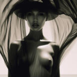 Photography titled "#2 - Free As A Veil" by Eric Lespinasse, Original Artwork, Digital Photography Mounted on Aluminium
