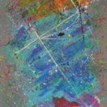Painting titled "Holi Fest > 80 x 30…" by Eric Schauer, Original Artwork, Acrylic
