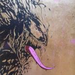 Painting titled "Venom" by Eva Pantera, Original Artwork, Acrylic