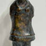 Rzeźba zatytułowany „Caroline - bronze P…” autorstwa Eva Rouwens, Oryginalna praca, Brąz