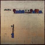 Le village 80x80 cm ©2012 par EVA ROUWENS